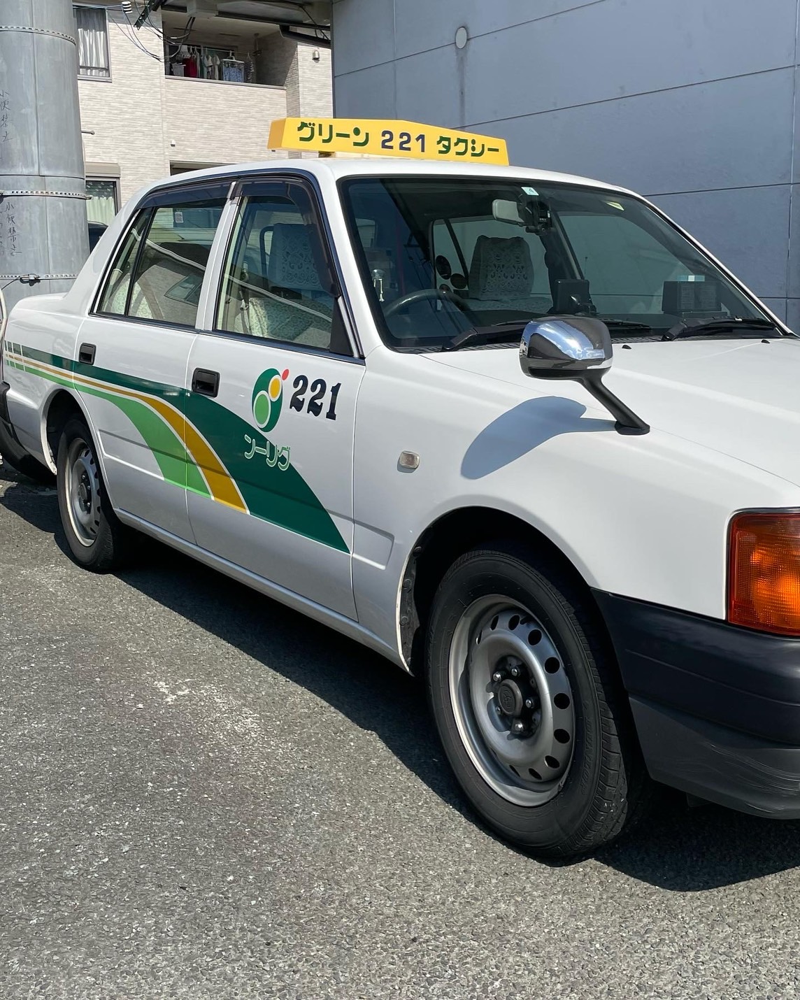 宗像グリーンタクシーのクラシックな車両