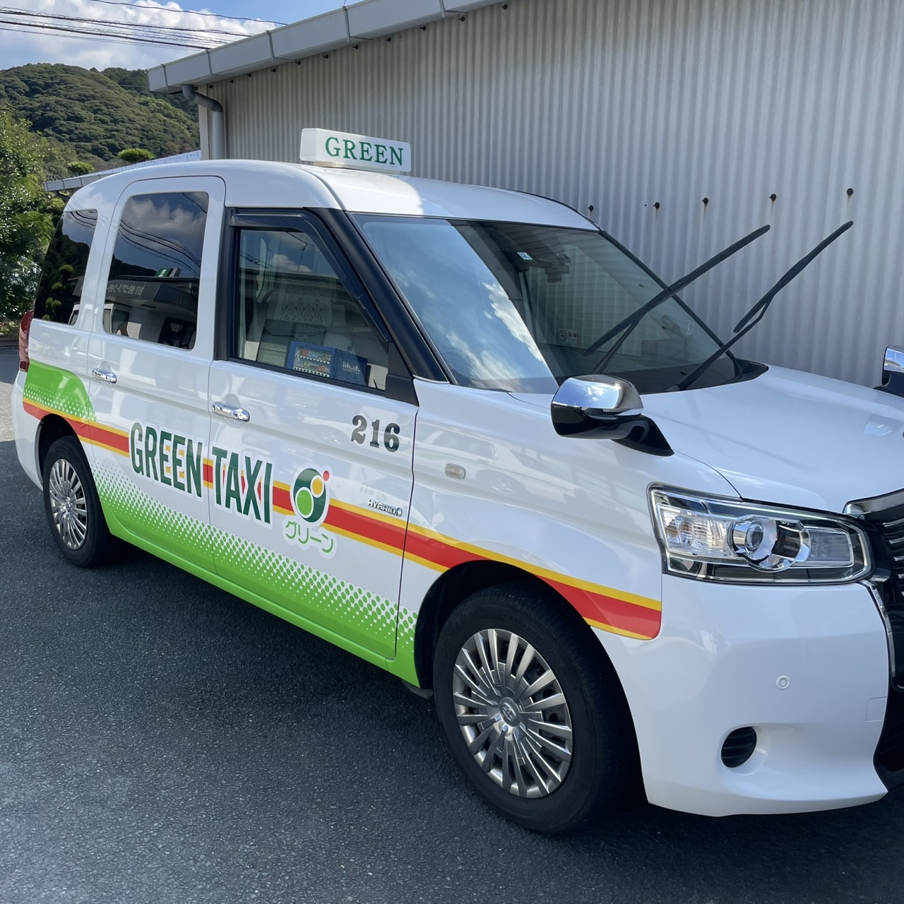宗像グリーンタクシーの車両側面